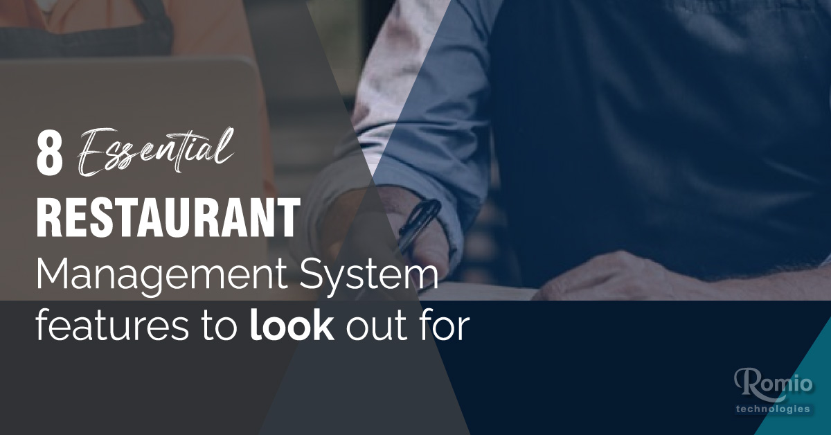 Essential Restuarant Management System