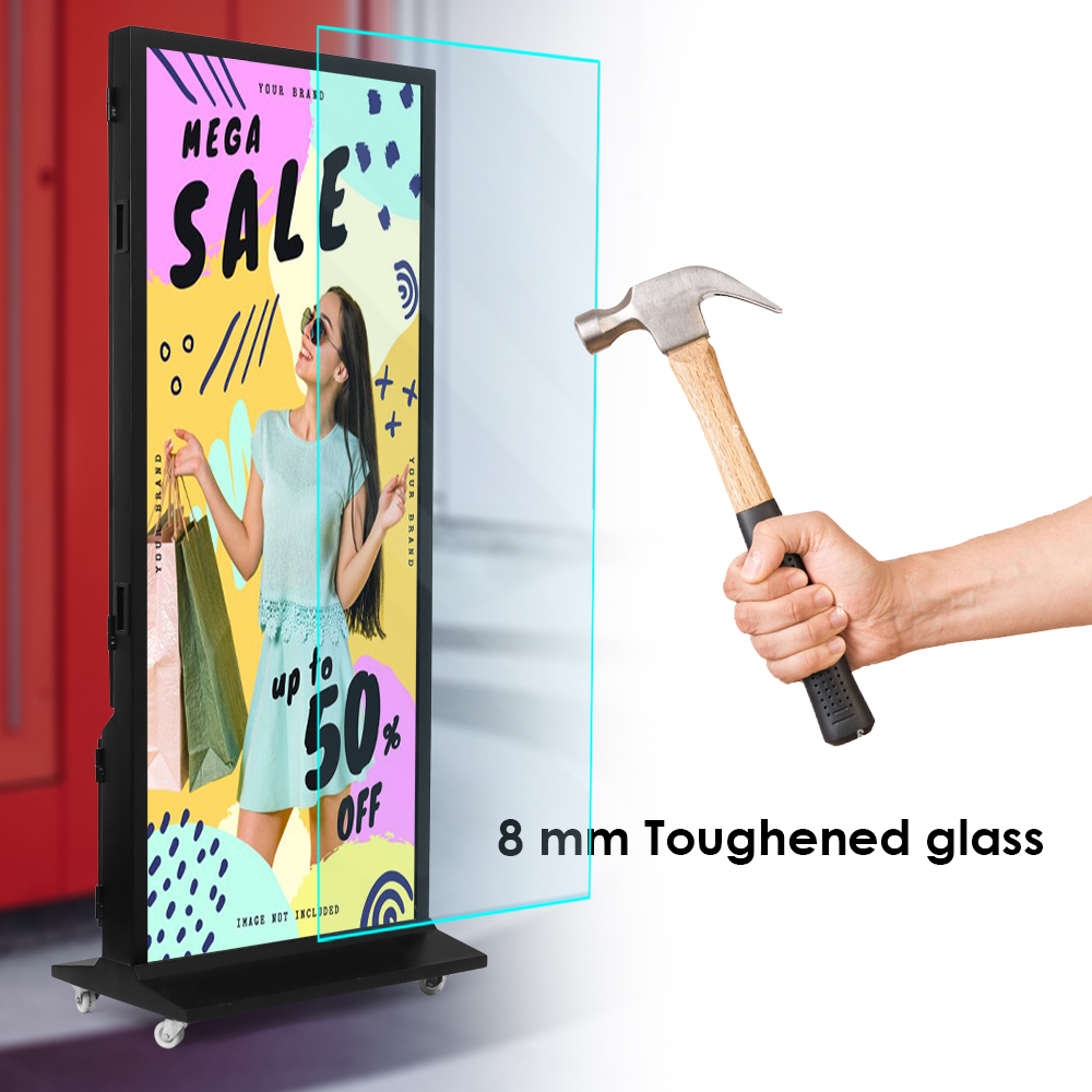 Outdoor / Indoor Full Length LED Standee