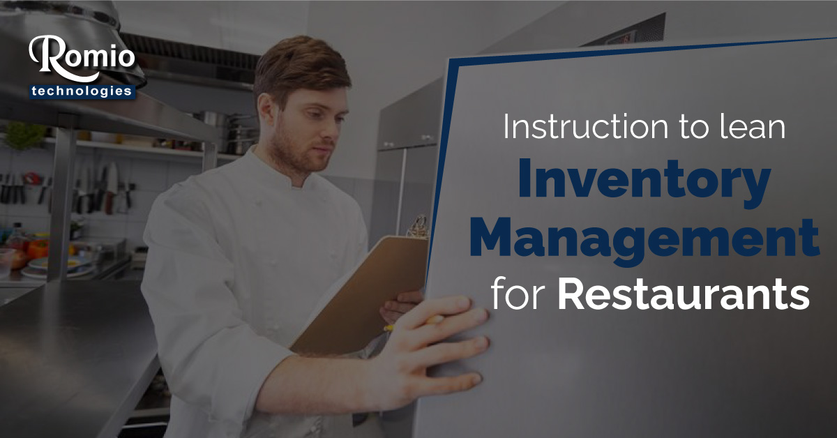 Instruction to Lean Inventory Management For Restaurants