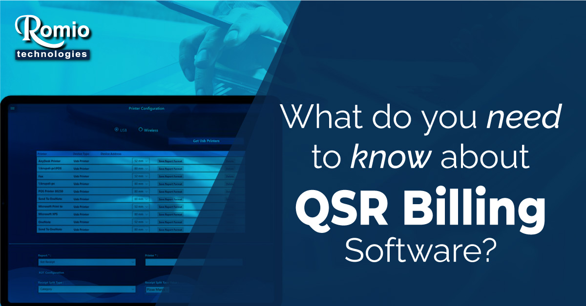  What do you need to know about QSR Billing Software?